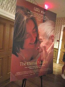 The Eternal Memory poster at the Crosby Street Hotel