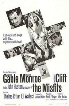 A clip from The Misfits shows an exhausted John Huston and we hear Clark Gable say the same lines to Marilyn that Arthur Miller had said to her in real life. She is the saddest girl they ever met.