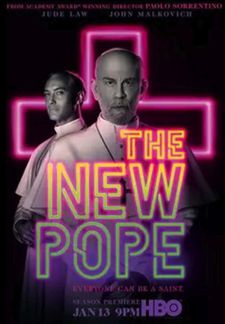 The New Pope poster - starts on HBO - January 13, 2020