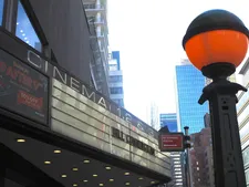 The Times Of Bill Cunningham on the Cinemas 1, 2 & 3 marquee