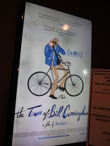 The Times Of Bill Cunningham poster at Cinemas 1, 2 & 3 in New York