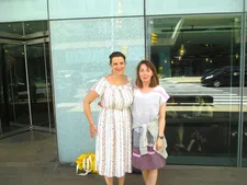 ‪Tiffany Bartok‬ with Anne-Katrin Titze at Lincoln Center on Kevyn Aucoin and Isabella Rossellini: "That was the ideal client. The one who can act a story out and not just be submissive."