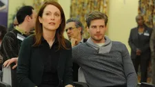 Tom (Hunter Parrish) as Alice prepares to quote Elizabeth Bishop: "The art of losing isn't hard to master."