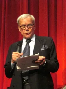 Tom Brokaw introducing The Unknown Known: "Tonight, Errol steps into the ring with Rummy [Rumsfeld]"