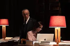 Italian President Mariano De Santis (Toni Servillo) with his daughter (Anna Ferzetti): “This President is someone who is actually guided by love to a great extent.”