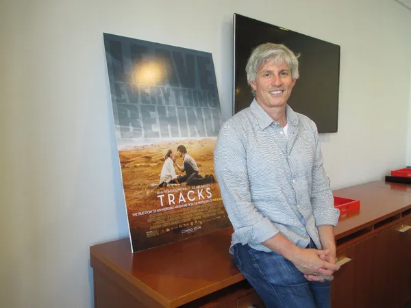 Tracks director John Curran on Mia Wasikowska as Robyn Davidson: "She was pretty immediate about her enthusiasm."