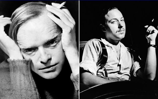 Truman & Tennessee: An Intimate Conversation director Lisa Immordino Vreeland on Truman Capote and Tennessee Williams: “He was always a mise-en-scène of himself, while Tennessee was just there.”