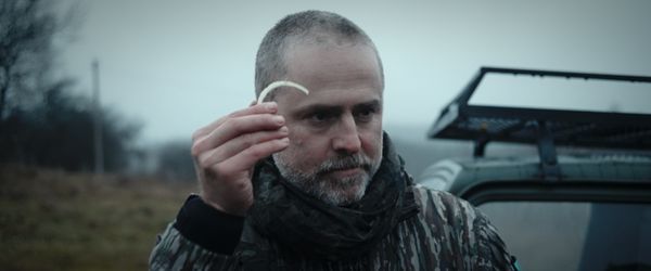 Inspector Salins (Morten Traavik). Ugis Olte: 'I really liked, this feeling that your imagination starts to conjure up mythological things - suddenly you are back to, I don't know, two million years ago, when people saw the world differently'