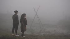 Di with Vang in the mist