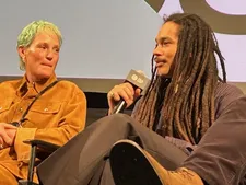 Luka Sabbat with Vicky Krieps: “Jim creates such a great work environment and he’s particular without being arrogant …”