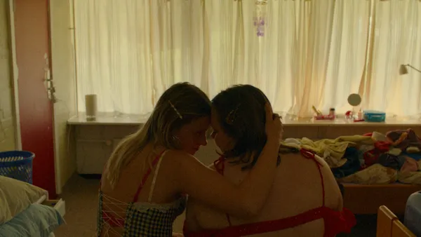 Marie Helweg Augustsen and Ella Paaske as Lea and Sasha in Weightless