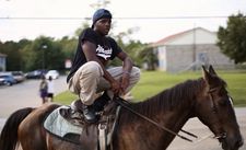 Willie on horseback