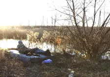 Yarik Bendes and Oleg Afanasyev at the river: "Something bad comes, you have no control over it, and then it goes away. Hopefully as soon as possible."