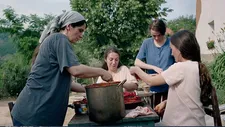 Fahrije (Yllka Gashi) making Ajvar