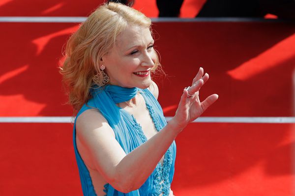 Patricia Clarkson on the red carpet for tonight’s prize-giving ceremony at Karlovy Vary