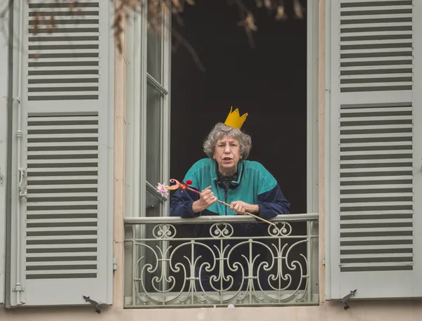 The redoubtable Anémone in one of her last roles in Rosalie Blum by Julien Rappeneau