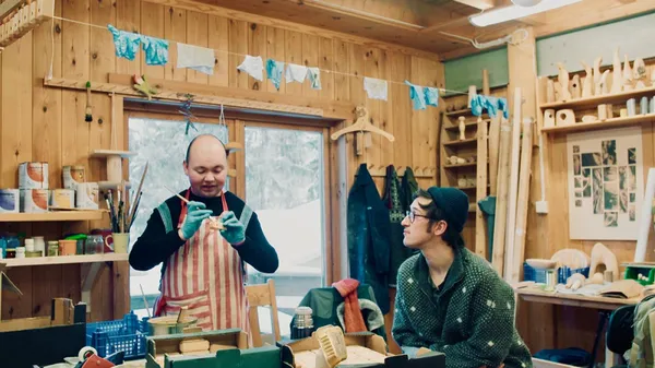 Ola Henningsen and Lasse Kortegaard Kristensen in Being Ola