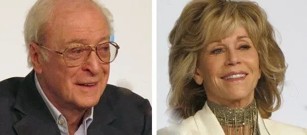 Michael Caine and Jane Fonda in Cannes for Youth