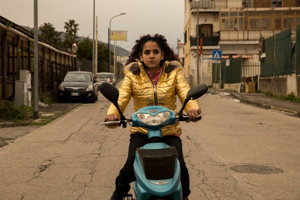 Khadija Jaafari as Jamila in Californie. Casey Kauffman: 'The whole choice to make a film was based on this sense that we got from her at an early age that she was sweet and charismatic, but also combative and feisty'