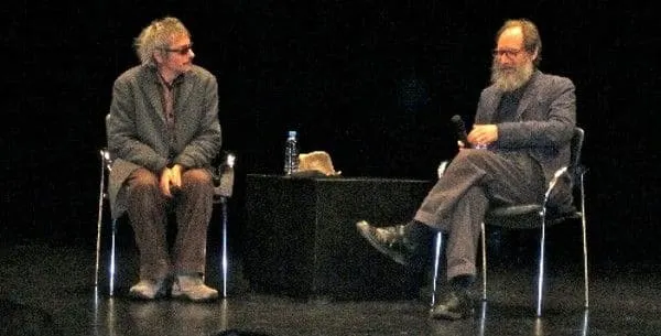 Leos Carax and The New Yorker film critic Richard Brody