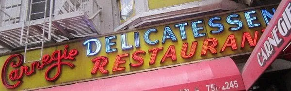 Carnegie Deli - home to the Danny Kaye Sandwich.