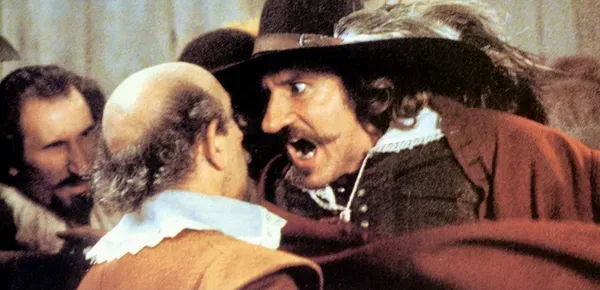 Gérard Depardieu in Cyrano De Bergerac, directed by Rappeneau, who said: I almost refused on the spot, but I read it again, and then remembered it was the first play I’d seen with my mother and my sister. I was about eight years old and it blew me away.'