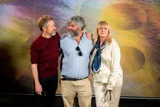 Willem Dafoe, Miguel Ángel Jiménez and Emma Suárez in Locarno