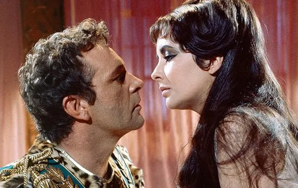 Richard Burton and Elizabeth Taylor in Cleopatra - part of the Dream Teams strand