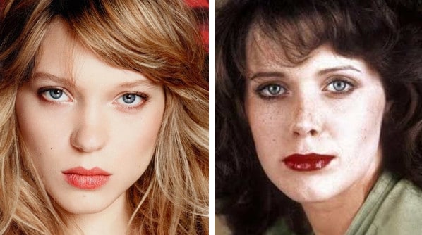 Léa Seydoux, who is in two films at this year's Cannes is to reprise the role first played by Sylvia Kristel, right