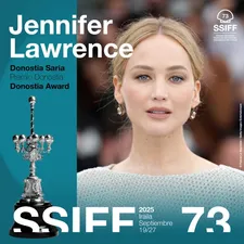 Jennifer Lawrence will receive Donostia