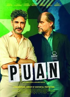 Leonardo Sbaraglia and Marcelo Subioto on the Puan poster
