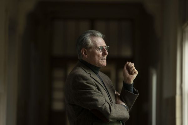 Gabriel Byrne as Samuel Beckett. 'I think that Neil’s script was really good in terms of presenting the life of a man who is a ‘myth’ in a human way with a kind of surreal touch'