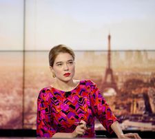 Léa Seydoux all glammed up as TV journalist in Bruno Dumont’s France