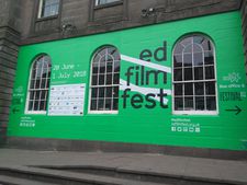 Edinburgh's Filmhouse was decked out in green to celebrate the EIFF launch