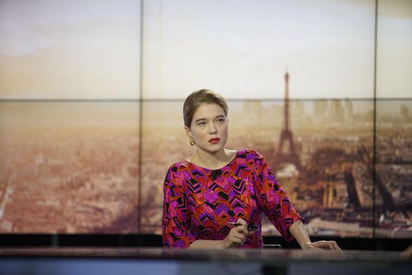Covid casualty Léa Seydoux plays a TV news anchor in Bruno Dumont’s France