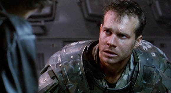 Bill Paxton as Hudson in Aliens