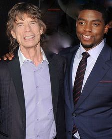French frolics for Mick Jagger and Chadwick Boseman for the Gallic premiere of 
 Get On Up