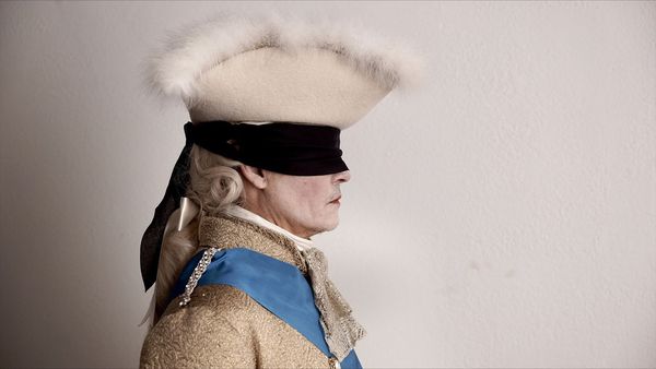 Lurking behind the mask and the hat: Johnny Depp as Louis XV in Cannes opener Jeanne Du Barry