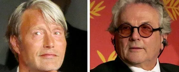 Mads Mikkelsen and Jury head George Miller, who said jury is like being in film school all over again.