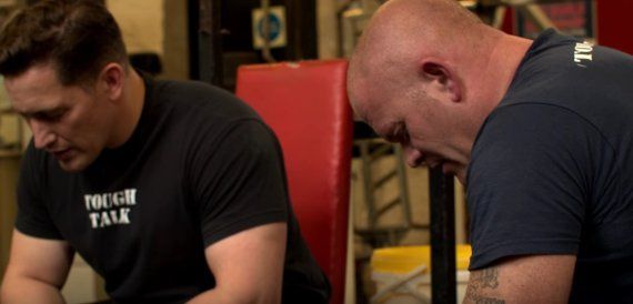 People at prayer in the controversial advert