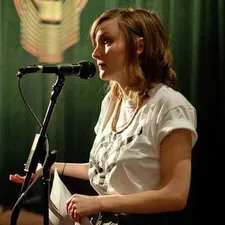 Lauren Mayberry introducing The Punk Singer.