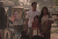 Oscar (Jake Macapagal), Mai (Althea Vega) and Angel (Erin Panlilio) in Metro Manila - ' I wanted us to have empathy with them and understand the plight of their journey'.