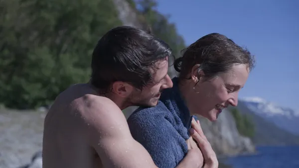 Gaspard Ulliel and Vicky Krieps in More Than Ever