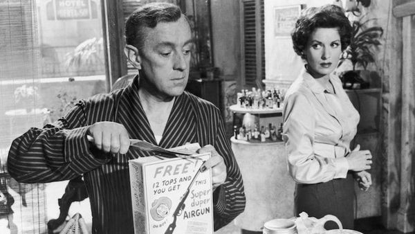 Maureen O'Hara in Our Man In Havana with Alec Guinness.
