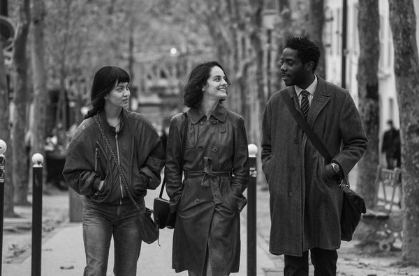 From left, Lucie Zhang, Noémie Merlant and Makita Samba. Zhang: 'To get in to the vibe I was given an apartment only five minutes away from where were were shooting'