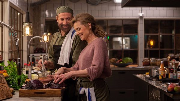 Peter Stormare and Marie Richardson in Food And Romance