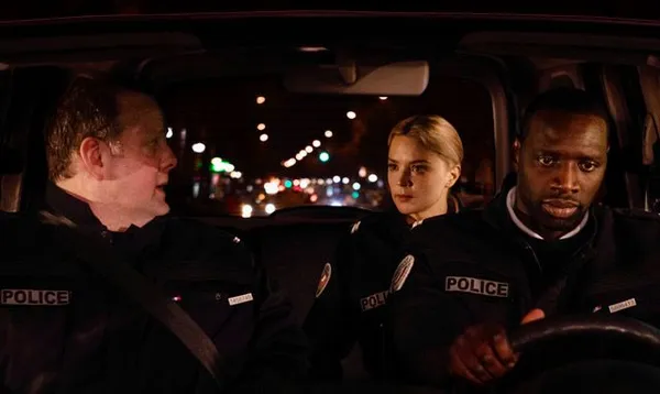 Night Shift stars, from left, Grégory Gadebois, Virginie Efira and Omar Sy. Anne Fontaine: 'It was exciting to create this tension and closeness in intimate proximity'