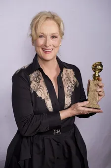 Meryl Streep at the Golden Globes