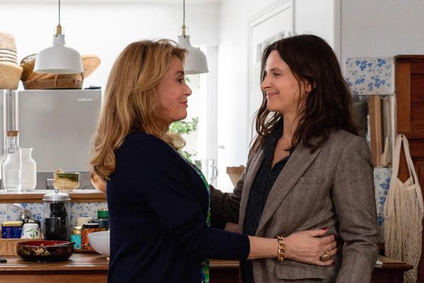 Catherine Deneuve and Juliette Binoche as mother and daughter in The Truth. Binoche: 'There was a sparky humour between us'