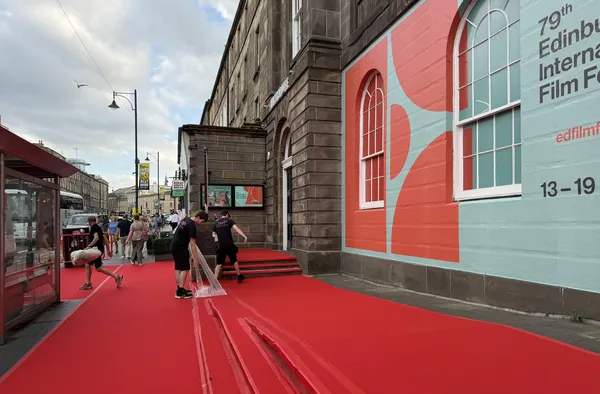 Rolling out the red carpet at Edinburgh Filmhouse for last night’s opening of the 79th Edinburgh International Film Festival
